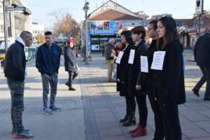 Street action ,,Quiet cemetery"