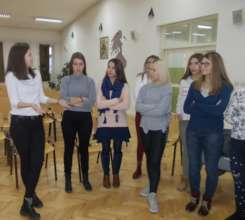Girls on one of the workshops