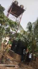 The two water storage of 5000L each.
