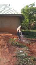 Community water project with new tap