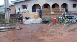 Residents from afar access water source terminal 2
