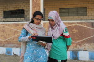 Tactical strategy before a game at Orangi Town