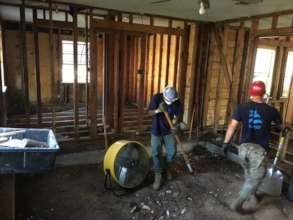 Destruction caused by flooding!