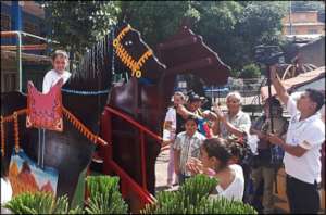 Giant Horse Swing  Dedicated to Celebrate 15 years