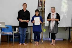 Thy of Vietnam Receives Her SENS Certificate