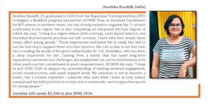 SENS 2026 Student: Anshika (nickname) from India