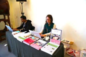 The INEB Institute's Desk at the Taiwan Conference