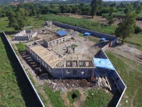 the bustling construction site