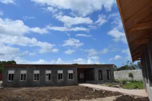 view of the clinic from the education center