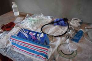 gathering supplies