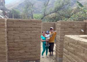 Esmeralda&Jorge's house with adobe walls finished