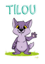 Tilou - the little wolf who is our hero