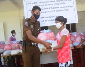 Police support for emergency food distribution