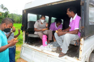 Team tea break