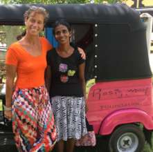 Dilta alongside the Project Co-Ordinator, Mary.
