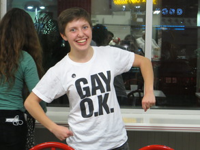 celebrating at our favorite California burger spot