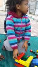 Buhle with her favourite toy