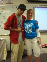Jose standing with the W/NP Director