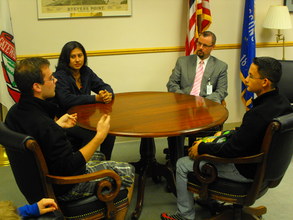 Meeting with the Stevens Point Mayor