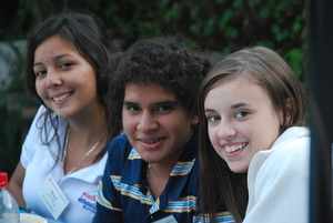 Grace, Alvero, and Nicole