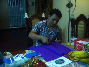 Preparing for the activity at Zoila Aurora