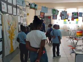 Artistic event in school.