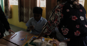 Children from Aime Cezaire Government School