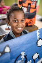 Showing self-confidence and pride for artwork