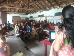 Prevention class for parents in a local school