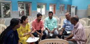 Parents in one of our sessions