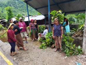 Distribution of Fruit saplings for plantation