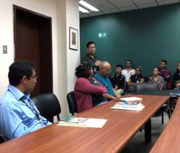 Meeting with Staff and Students