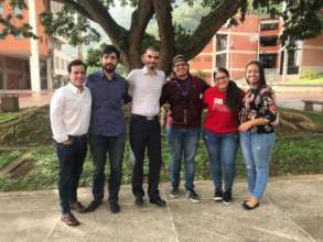 Jose Roberto with his friends