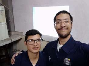 Mauricio/Jeffe the day of the final presentation