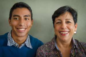 One of our mentors with her student