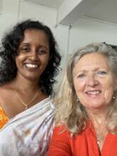 Founder Lynn with the Bakery Teacher