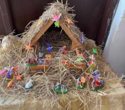 Manger Scene Built by the girls
