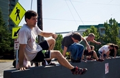 Teach at-risk youth to overcome obstacles-Parkour
