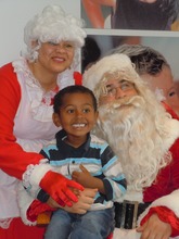 Time with Mr. & Mrs. Claus at Sheltering Arms