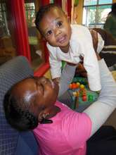 Penny and her baby Wesley