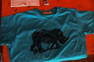 T-shirt printed by the children