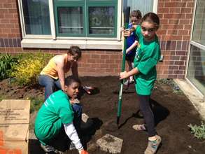 Comcast Cares garden workday