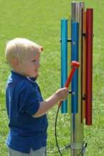Outdoor Farbklangrohren-Spielstation