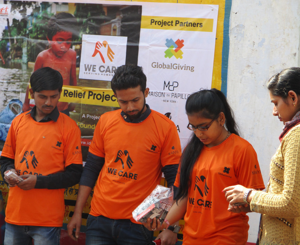 Team WE CARE in action