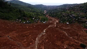 Drone Photo of the Mudslide Aftermath