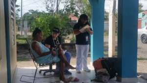 Our teams providing a home visit for medical care