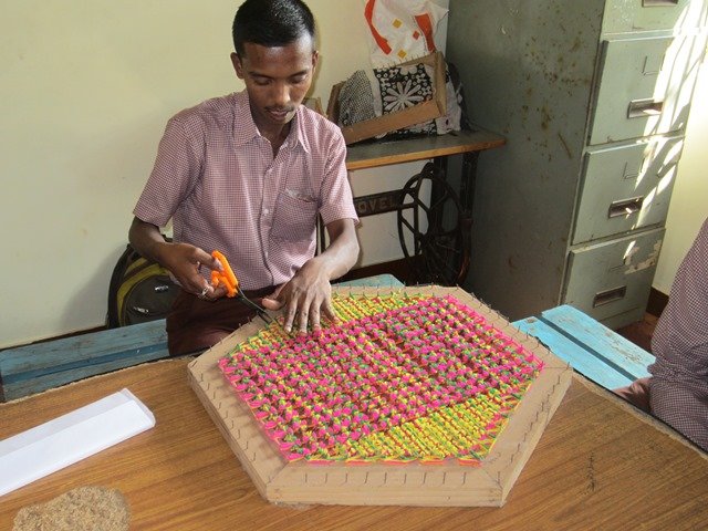 Vocational center for disabled youth in India