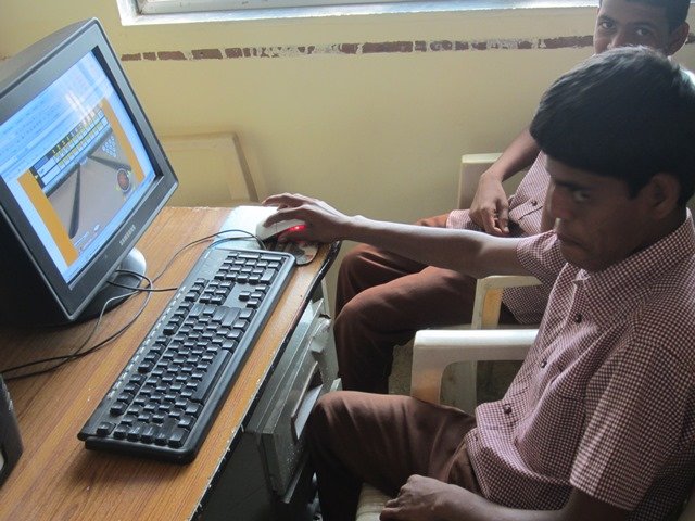 Vocational center for disabled youth in India