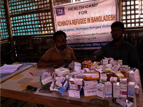 Medicine kept for distribution