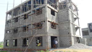 side view of the building